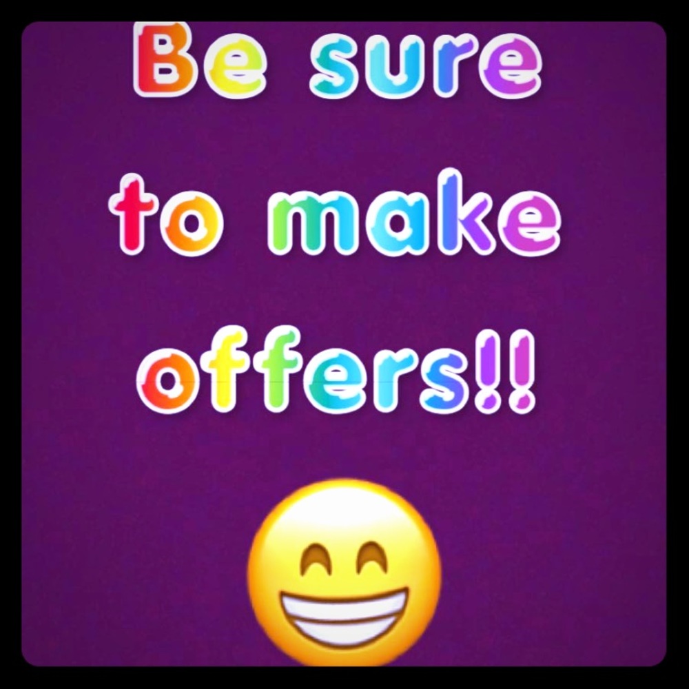 Make an offer on anything you like 😊